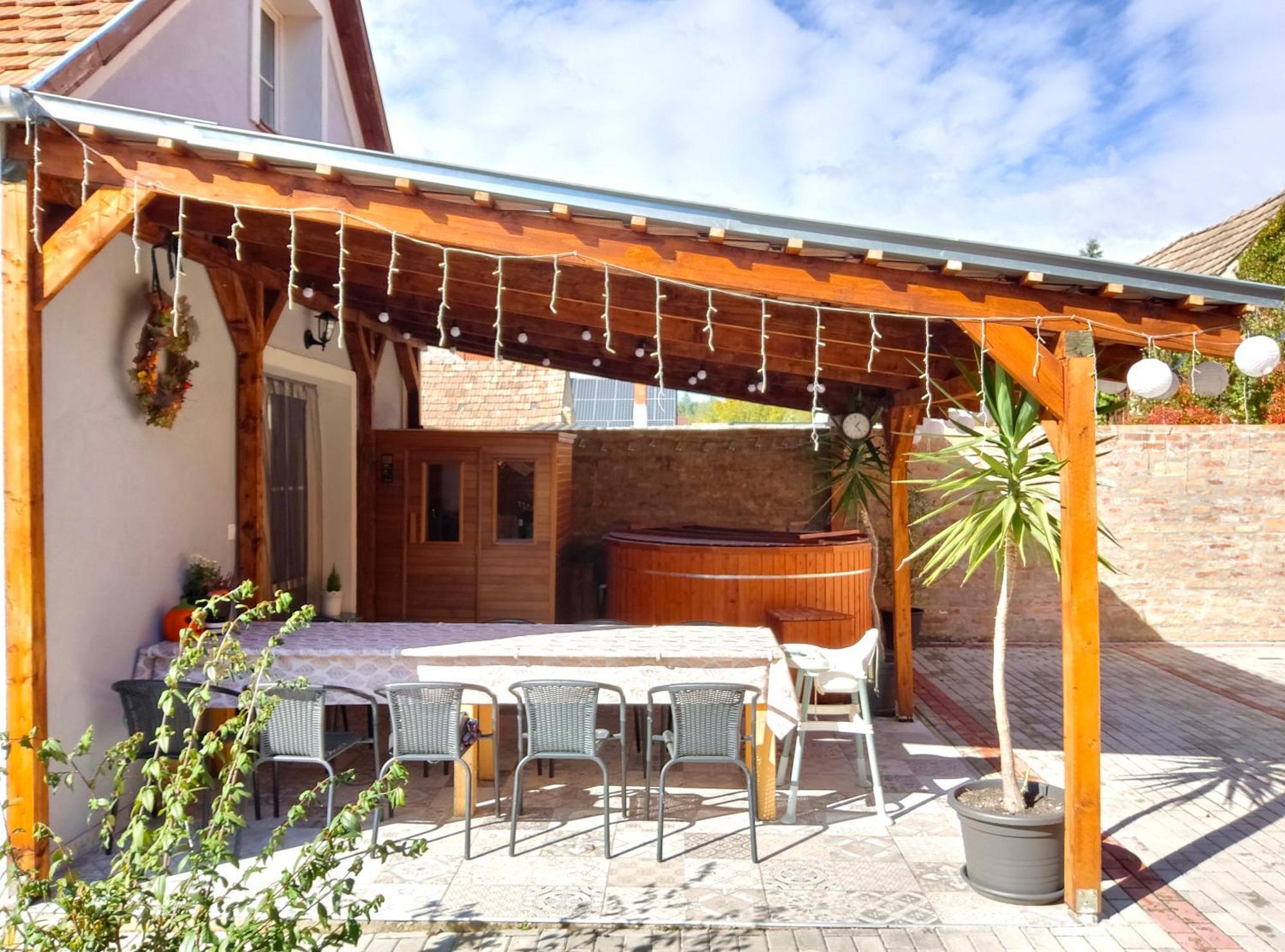 Borostyankut Wellness Home Bakonybel ภายนอก รูปภาพ